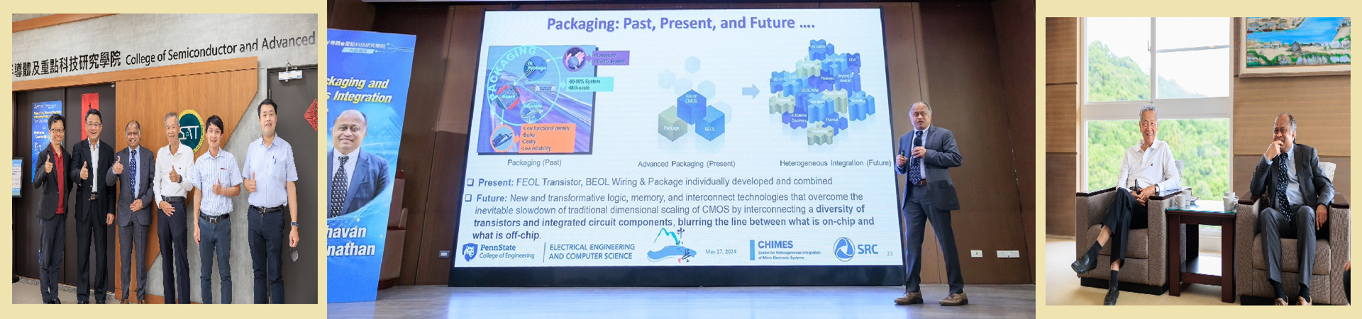 Master Seminar "Moore’s Law, Advanced Packaging and Heterogeneous Integration /Past, Present & Future"  by Prof.Swami